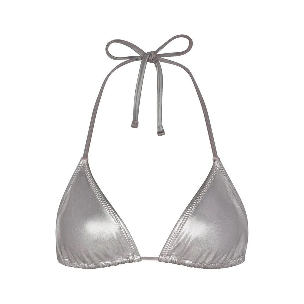 ****SKIMS Metallic triangle top****